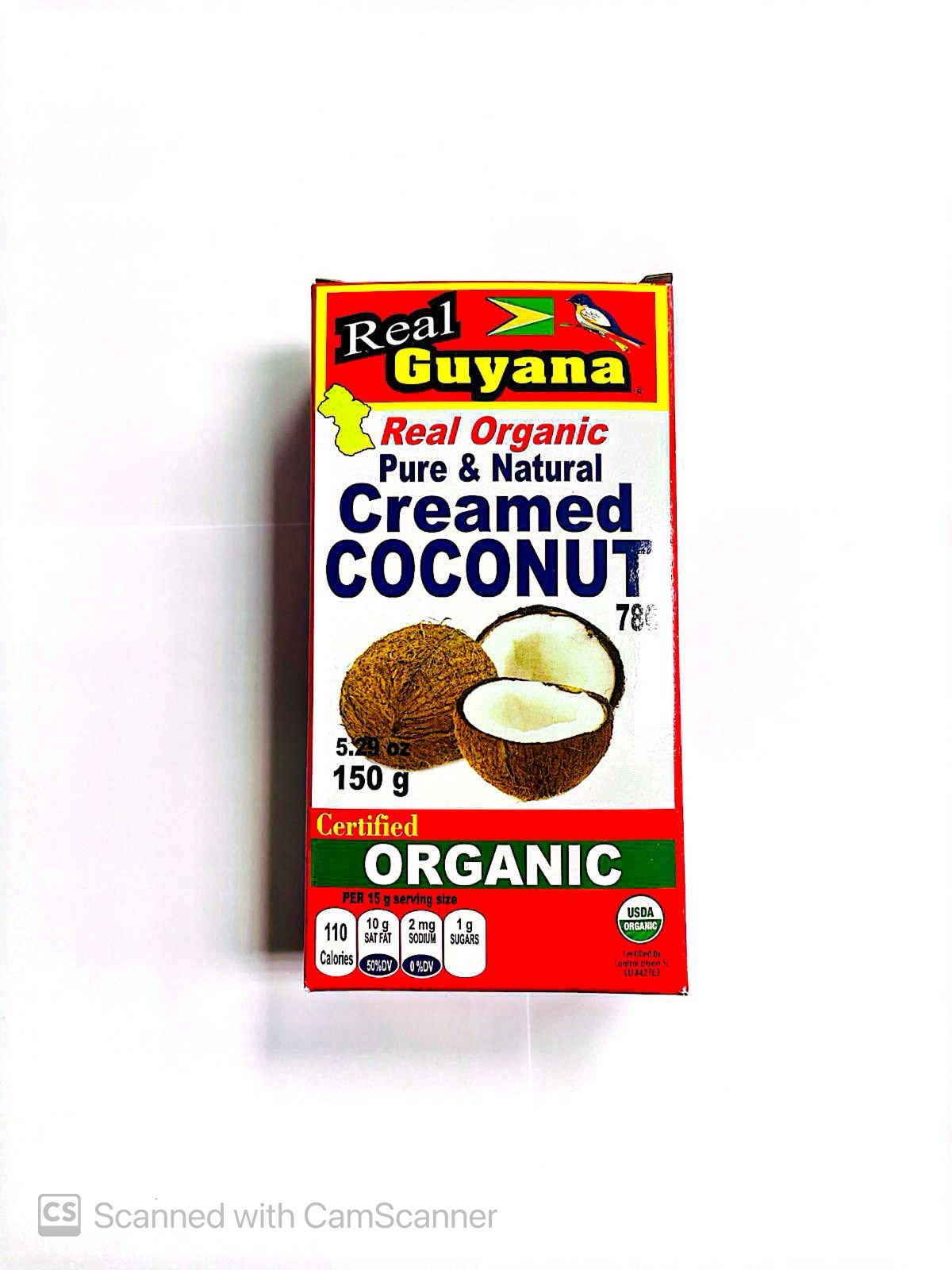 Real Guyana Organic Coconut Cream 150G – APNA SOHNA BAZAAR