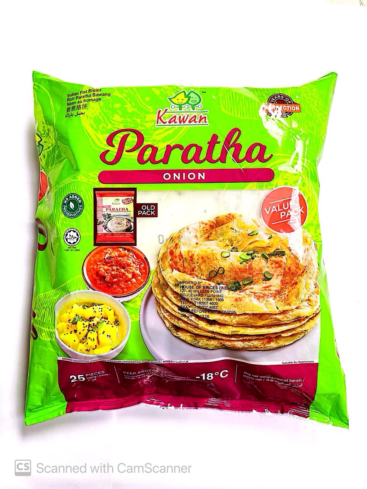 Kawan Onion Paratha 25Pcs (Frozen) – APNA SOHNA BAZAAR