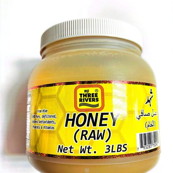 3River Raw Honey 3Lb